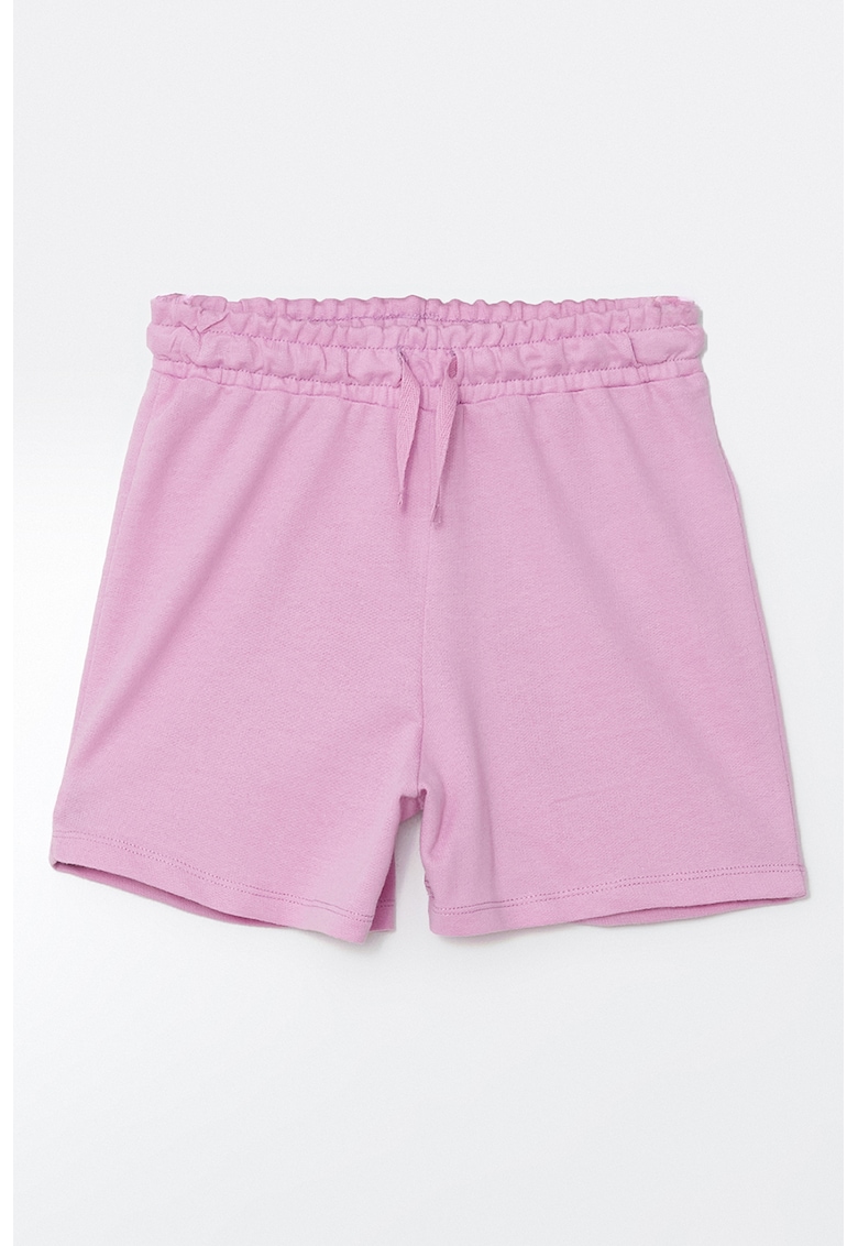 Pantaloni scurti din amestec de bumbac cu snur