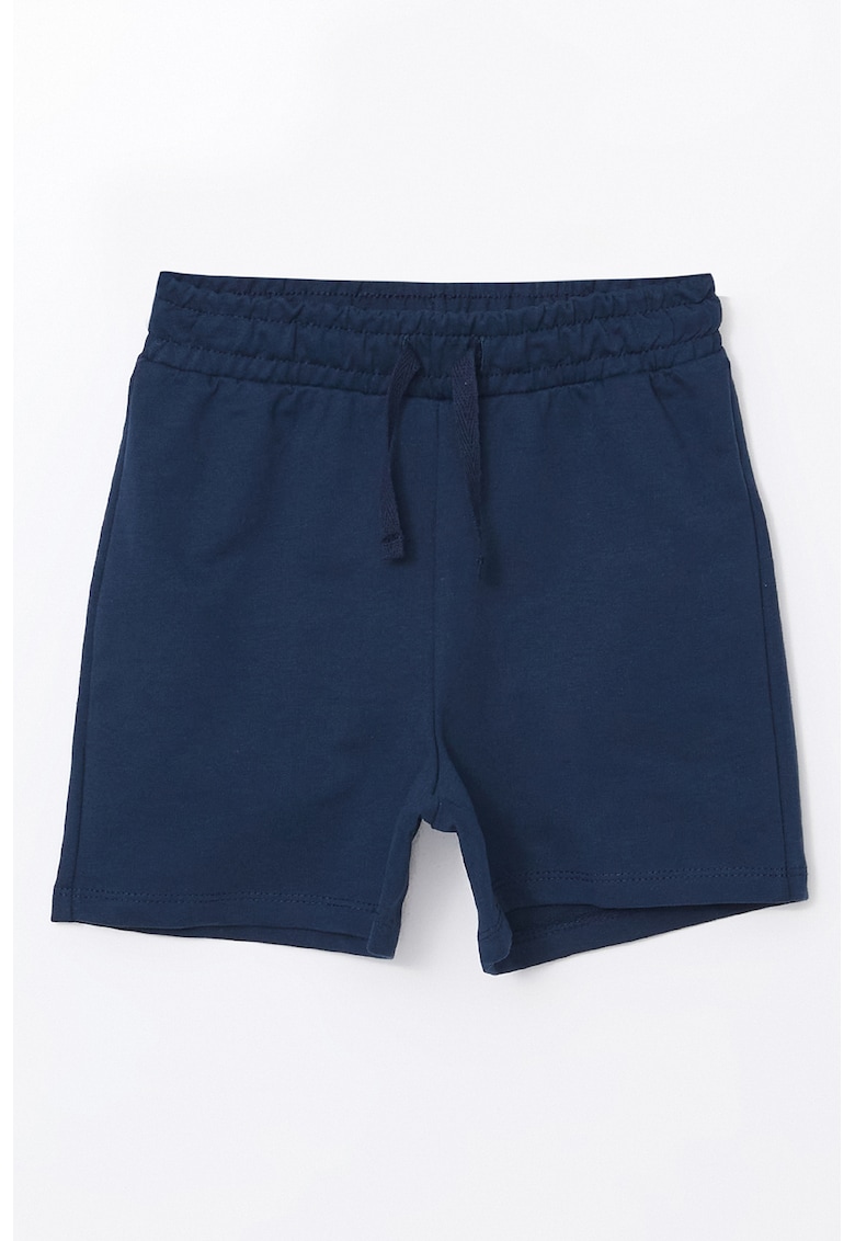 Pantaloni scurti din amestec de bumbac cu snur