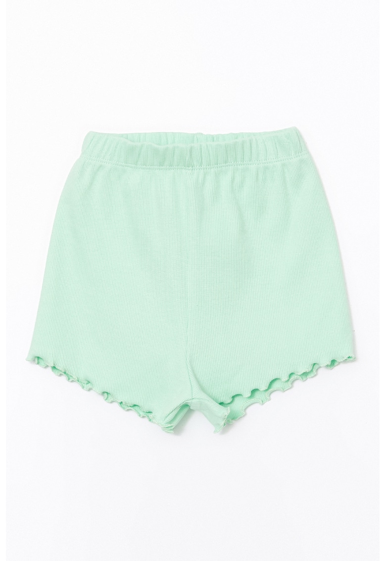 Pantaloni scurti cu terminatii valurite