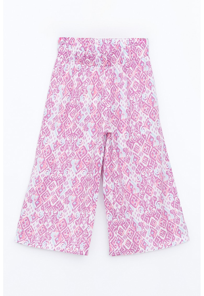 Pantaloni culotte cu imprimeu grafic