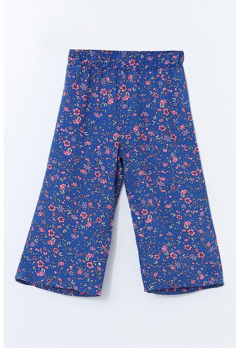 Pantaloni culotte cu imprimeu grafic