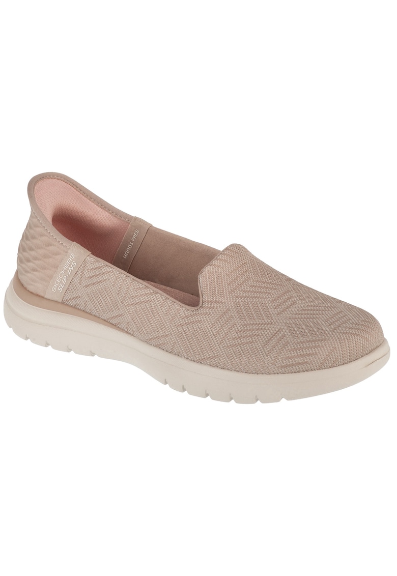 Pantofi dama - Slip-Ins On The Go Flex - Clover 138182 - Bej