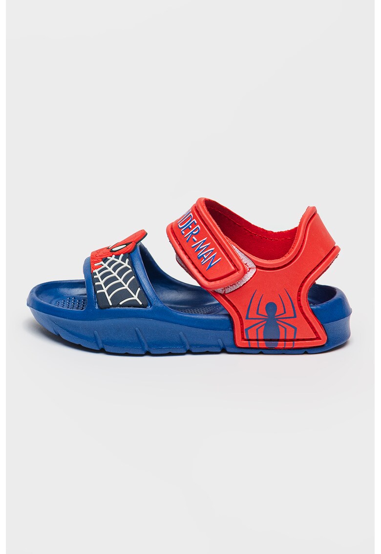 Sandale cu velcro Spider-man - Rosu/Alb/Bleumarin