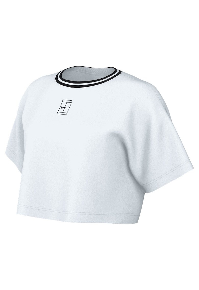 Tricou pentru Femei - w nk df hertage ss crop tee - HJ3640-100 - Alb