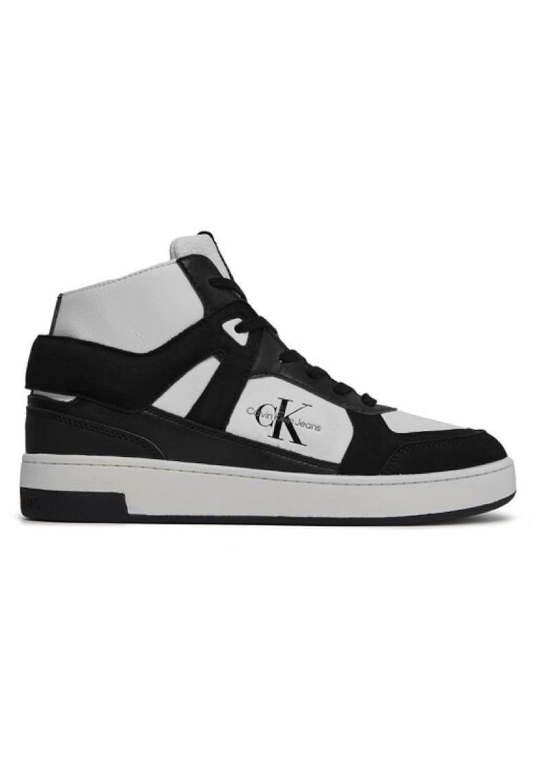 Pantofi sport pentru Barbati - basket cupsole mid lth - YM0YM00883-01W - Negru