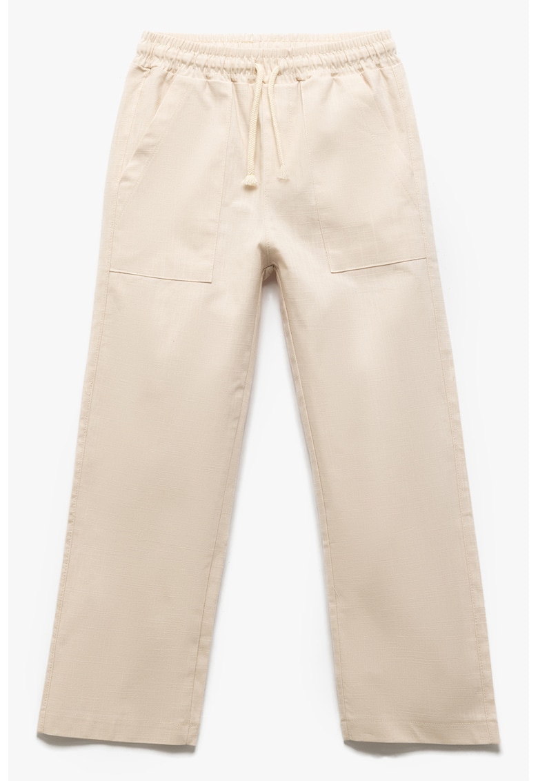 Pantaloni ampli cu snur