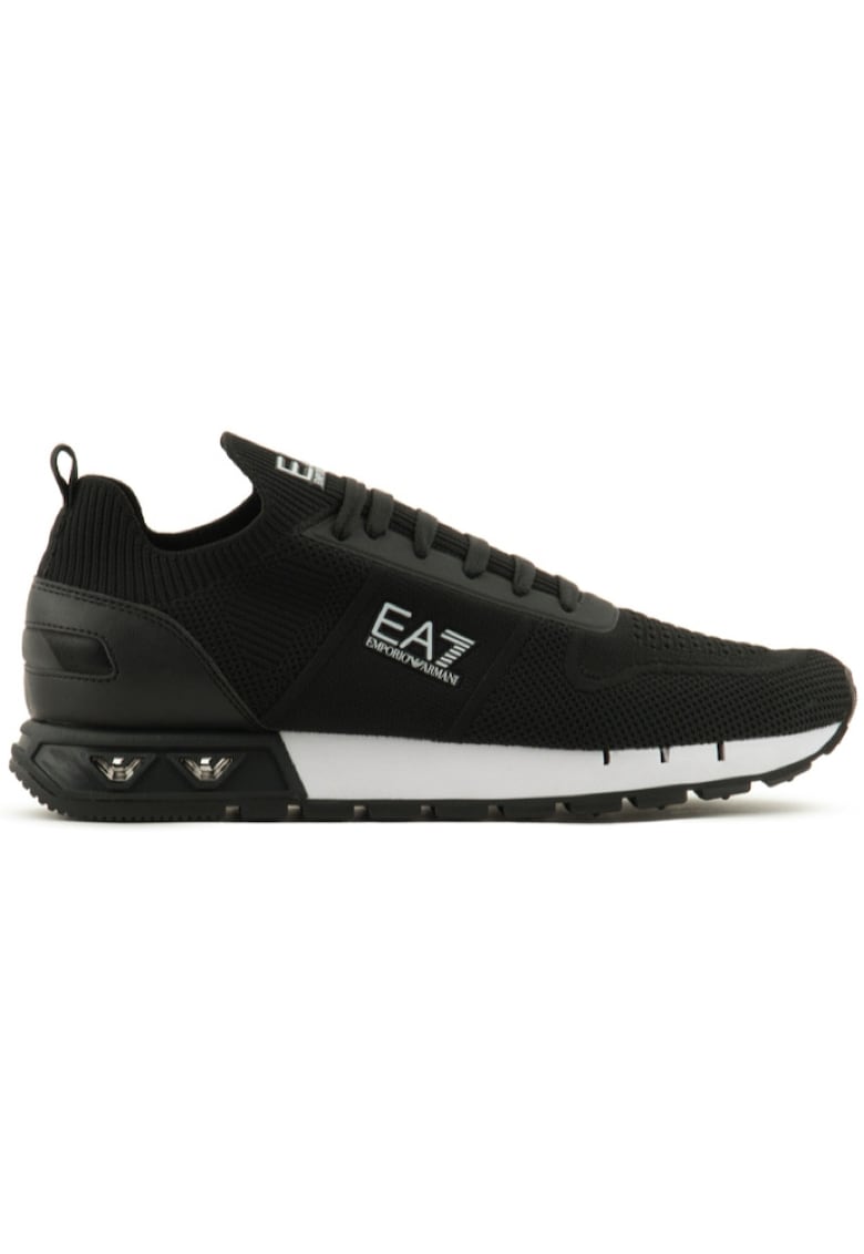 Pantofi sport pentru Barbati - black white legacy knit -X8X171-XK373-N181 - Negru