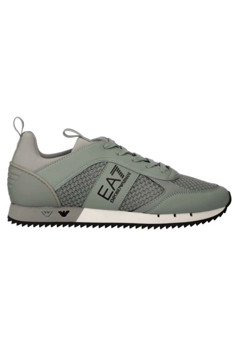 Pantofi sport pentru Barbati - black white laces - X8X027-XK050-T531 - Gri - Gri