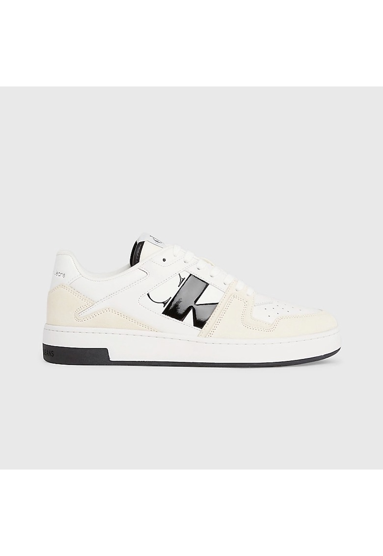 Pantofi sport  pentru Barbati - basket cupsole low lth - YM0YM00933-01W - Alb