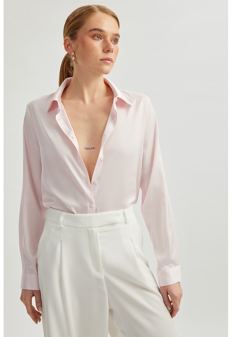 Camasa regular fit cu guler clasic