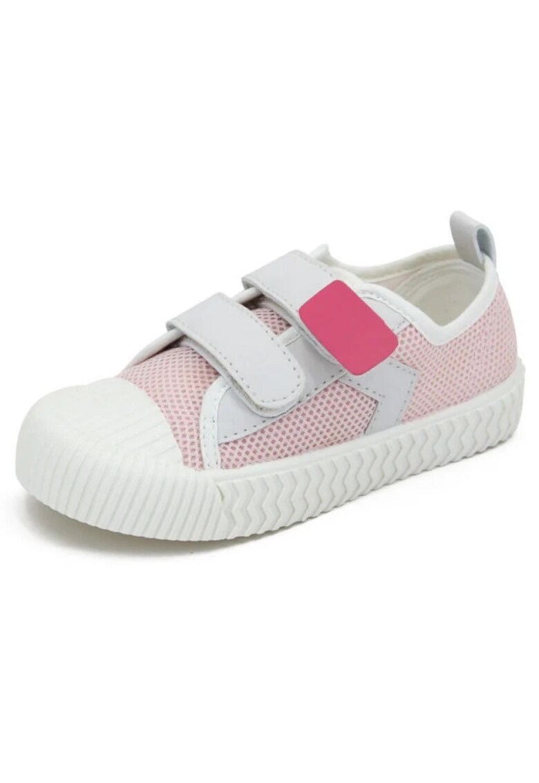 Tenisi Casual - Textil - Fete - Velcro - Roz - Alb - Alb/Roz