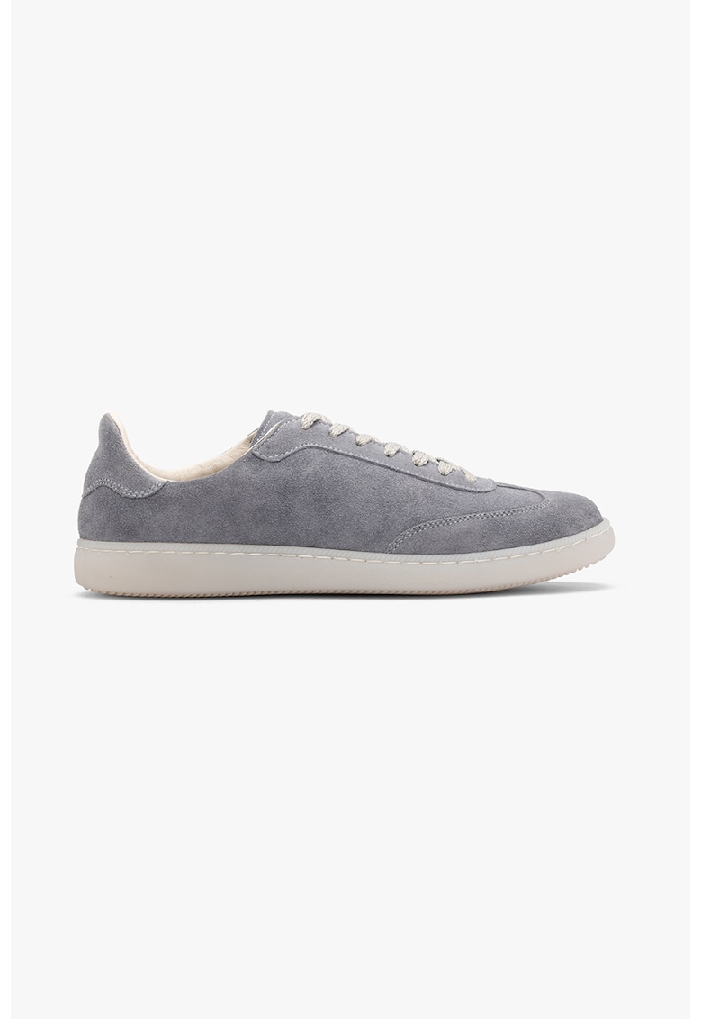 Pantofi sport din piele cu garnituri de piele intoarsa Marcella - Albastru prafuit