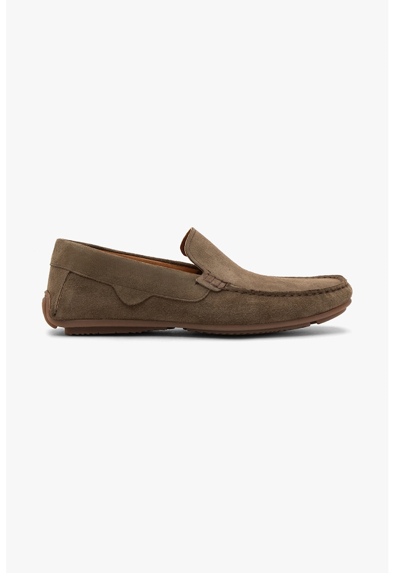 Pantofi loafer din piele cu talpa aderenta