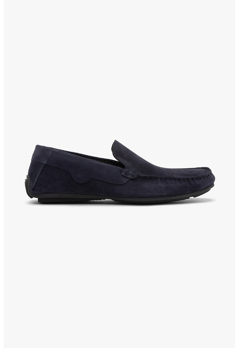 Pantofi loafer din piele cu talpa aderenta