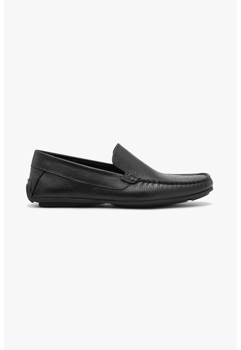 Pantofi loafer din piele cu talpa aderenta