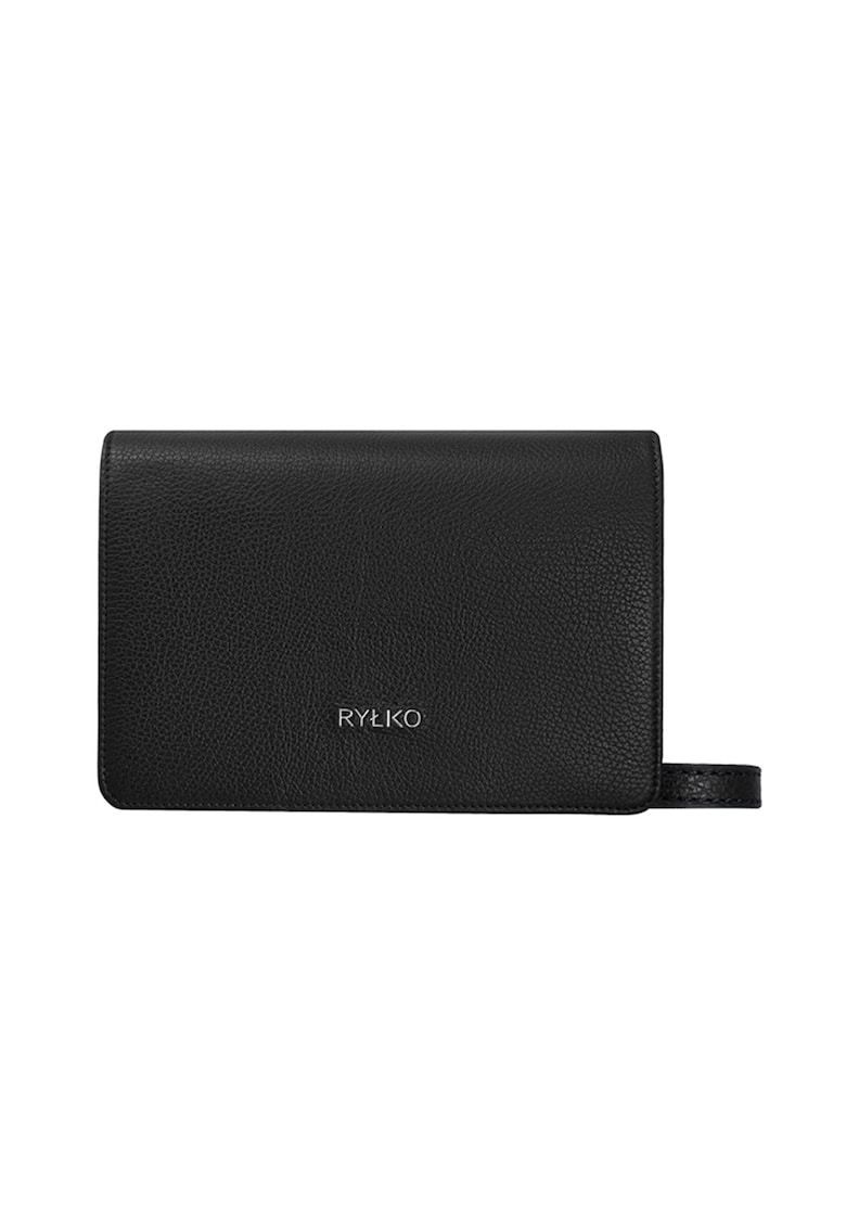 Ryłko - Geanta crossbody din piele - Negru