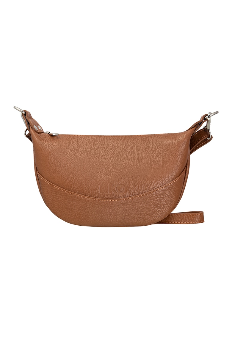 RYLKO - Geanta crossbody de piele cu fermoar