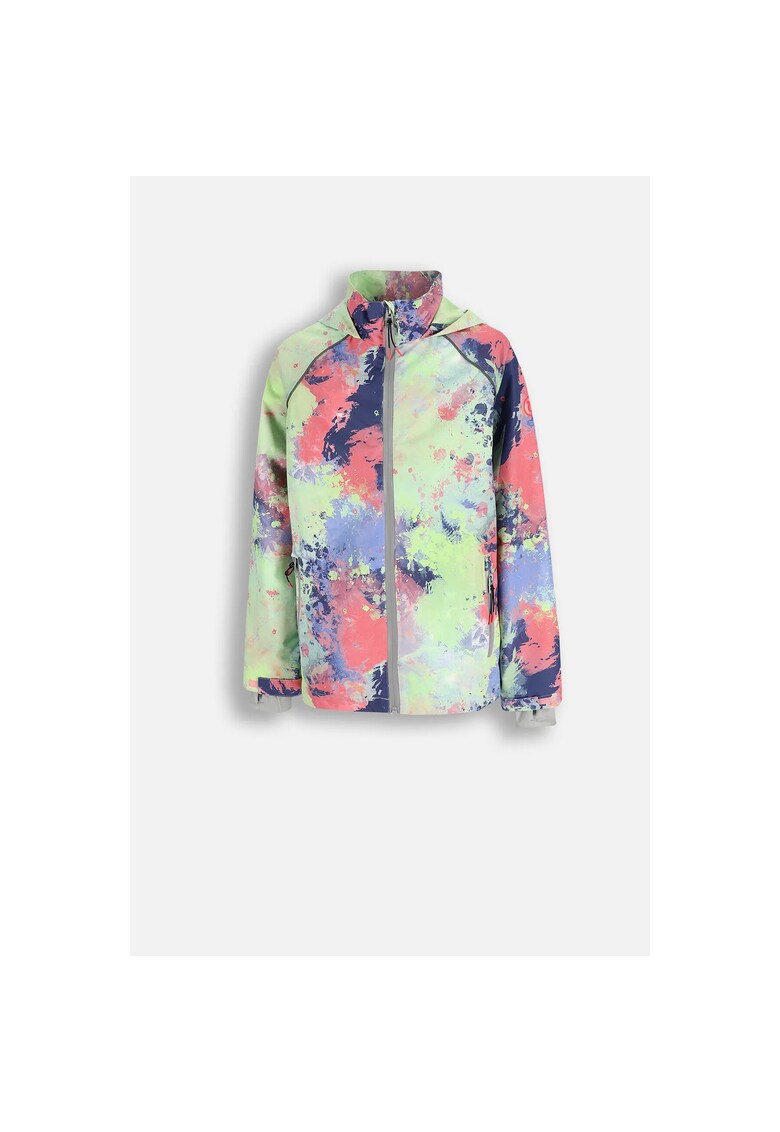 Jacheta usoara impermeabila cu model abstract