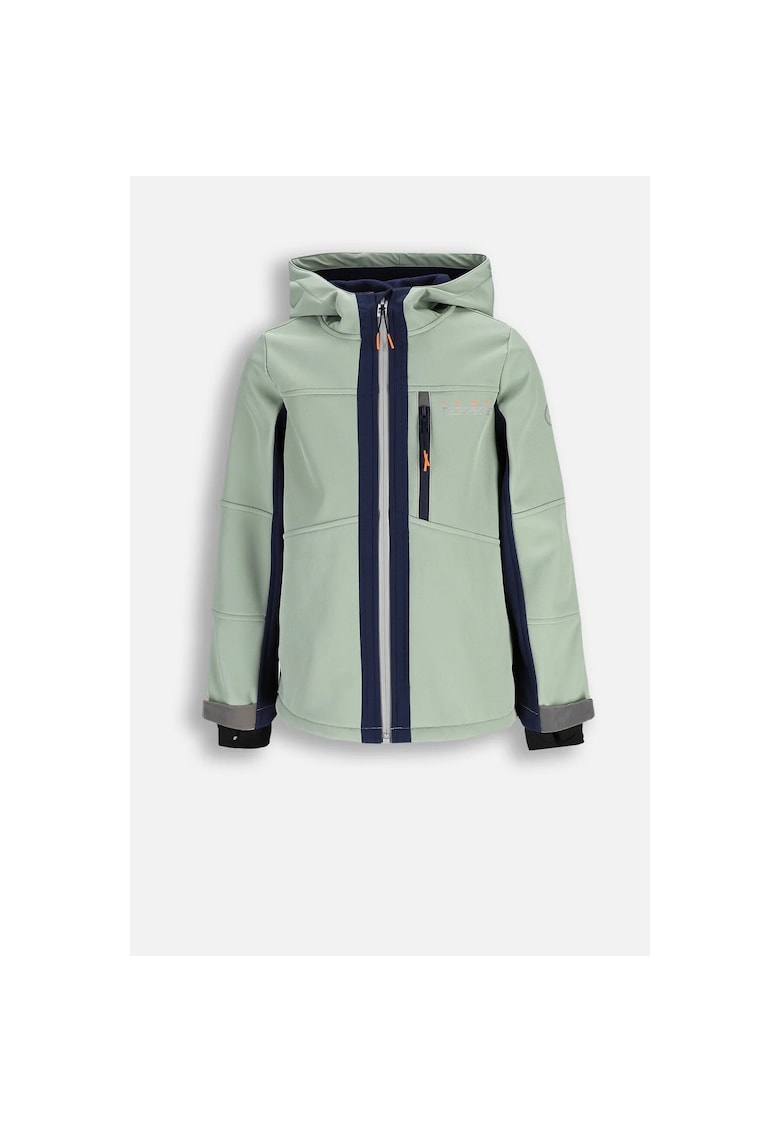 Jacheta cu fleece - Verde sparanghel