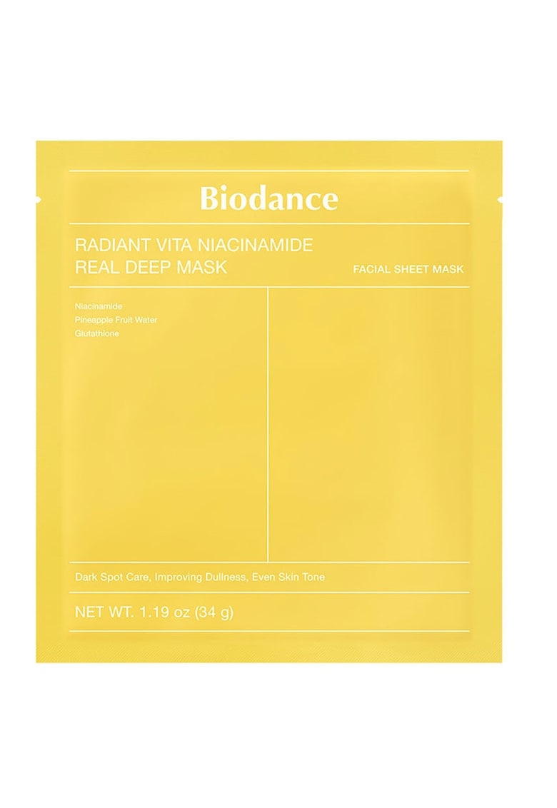 Radiant Vita Niacinamide Real Deep Mask Sheet Masca de fata 34 gr