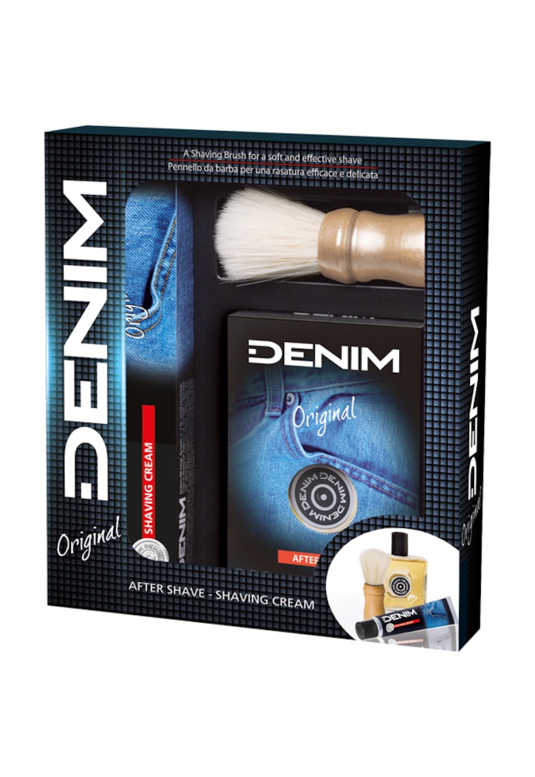 Set cadou  Original: Lotiune dupa barbierit - 100 ml + Crema pentru barbierit - 100 ml + Pamatuf