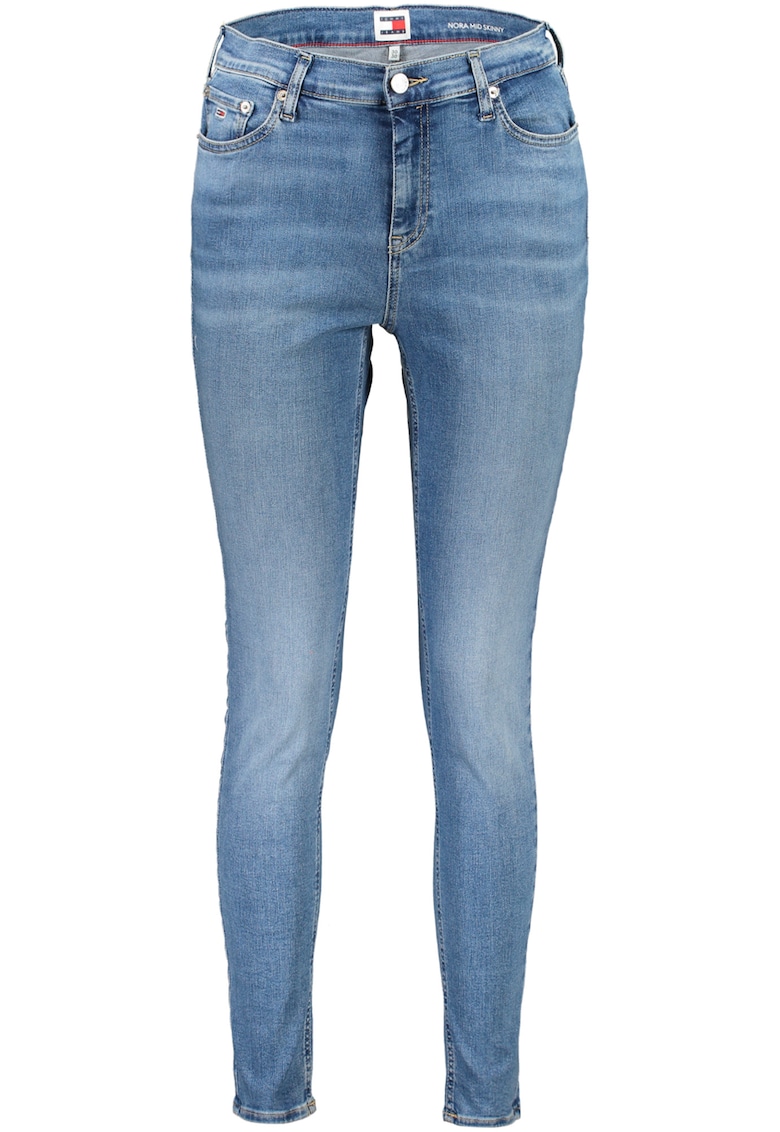 Blugi dama - 92% bumbac - 2% elastan - 6 elasterell - Albastru - DW0DW19255 - Albastru