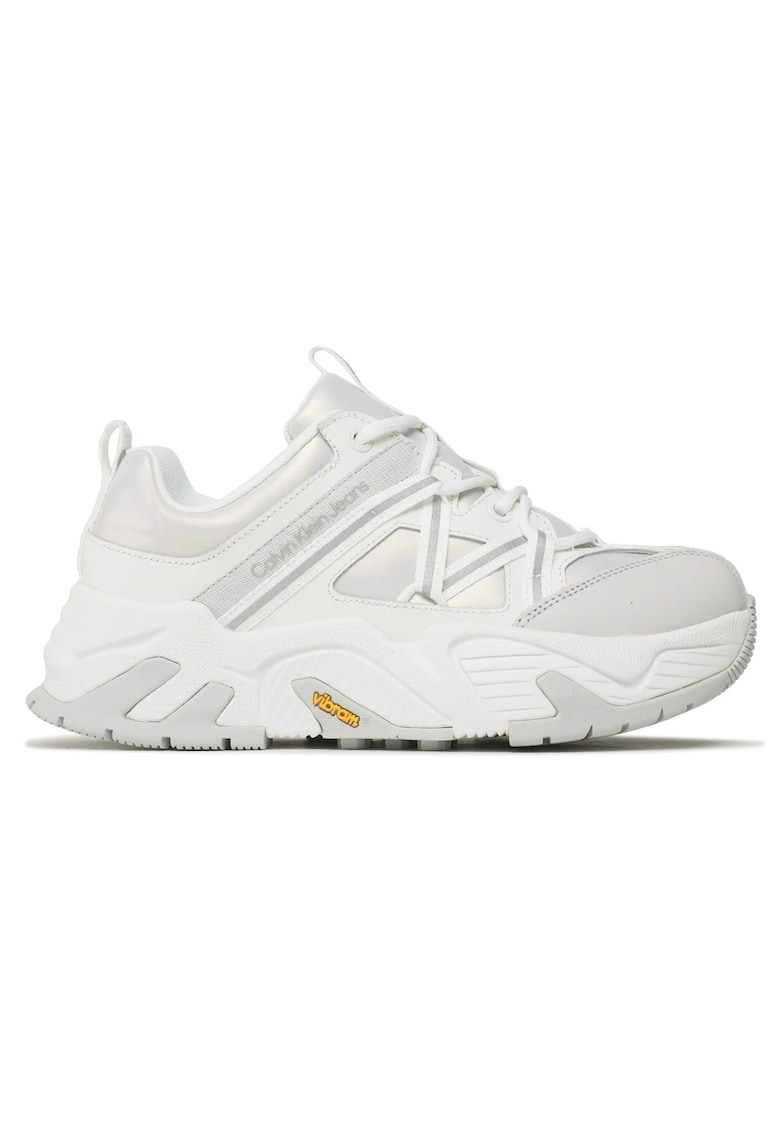 Pantofi sport pentru Femei - chunky run vibram lace refl wn - YW0YW01062-YBR - Alb