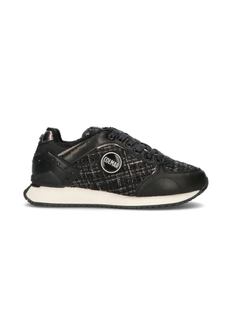 Pantofi sport  pentru Femei - travis plus tweed - TRAVPL-T-063 - Negru