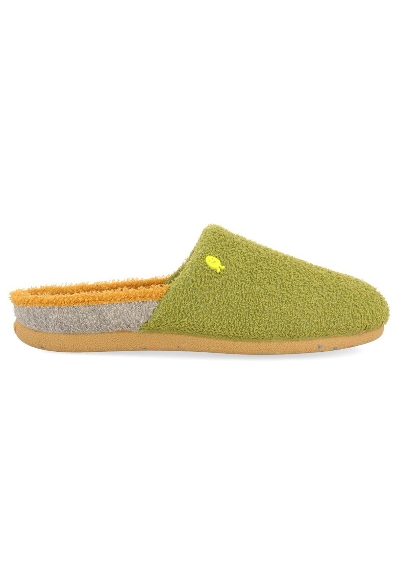 Papuci de casa din material terry - Verde