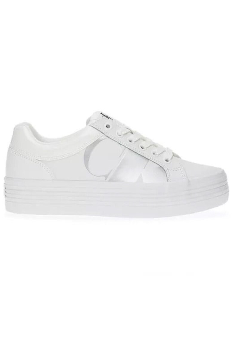 Pantofi sport  pentru Femei - bold vulc flatf low lth - YW0YW01414-01V - Alb