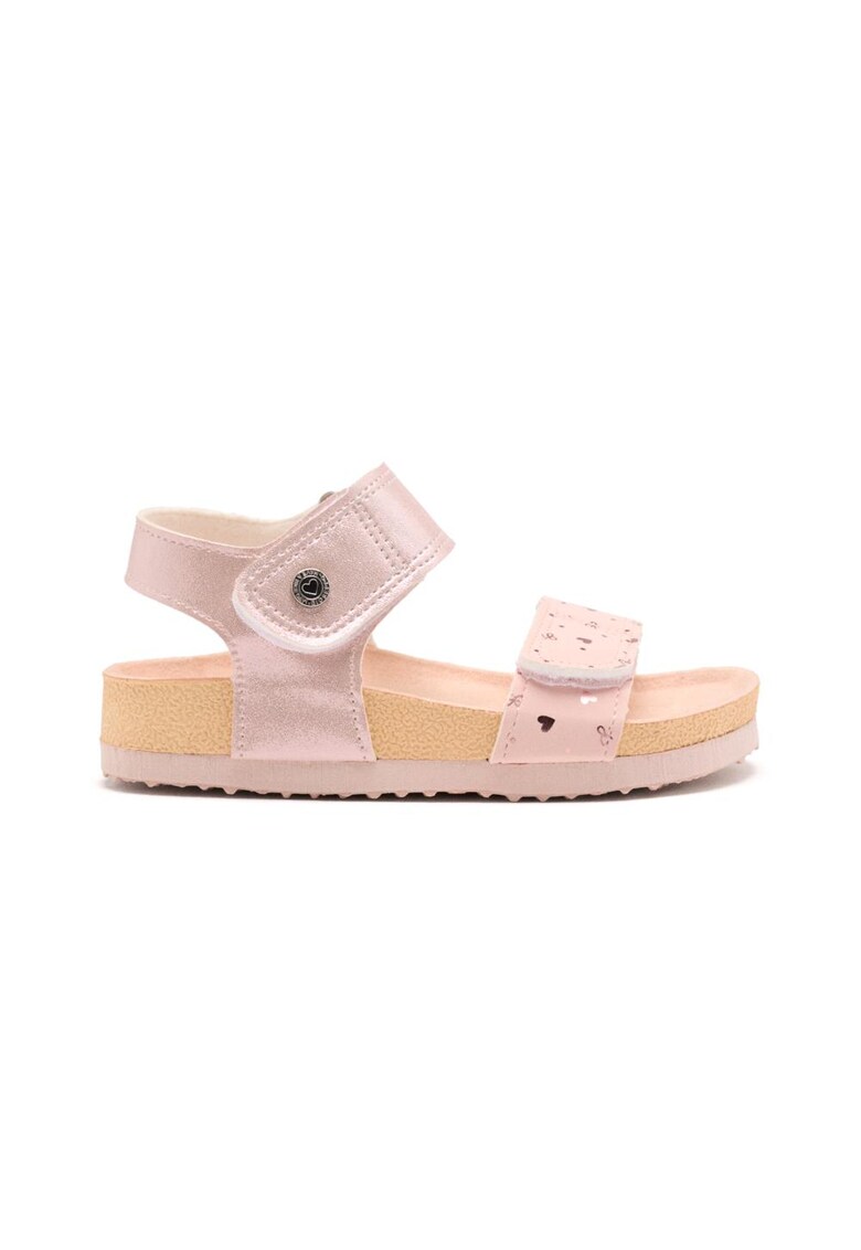 Sandale cu inchidere velcro Jamaica - Roz