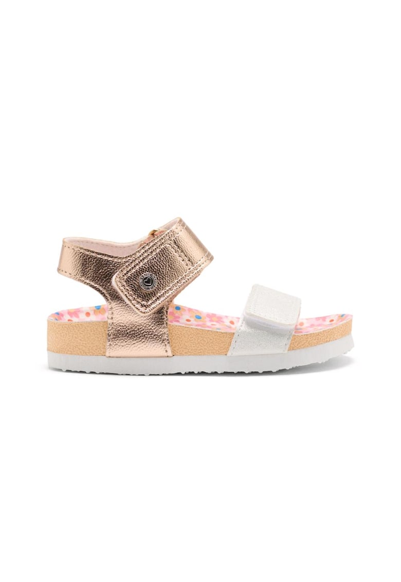 Sandale cu inchidere velcro Haynes - Auriu