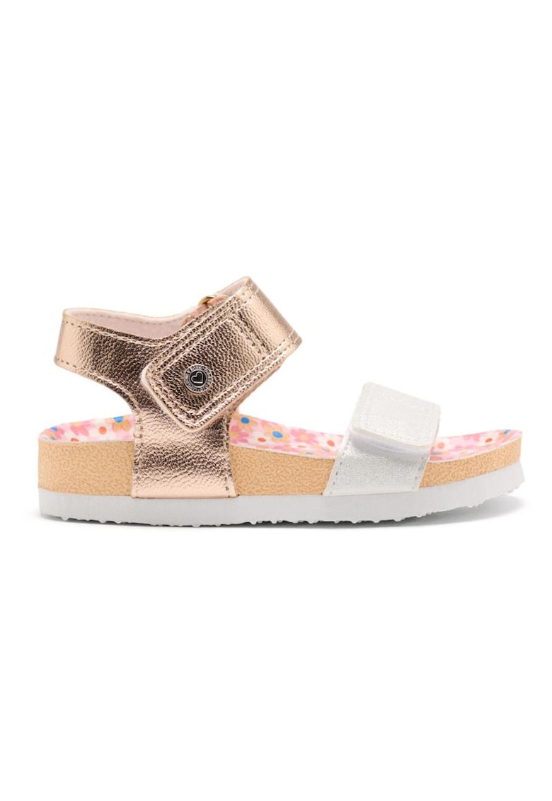 Sandale cu inchidere velcro Haynes - Auriu