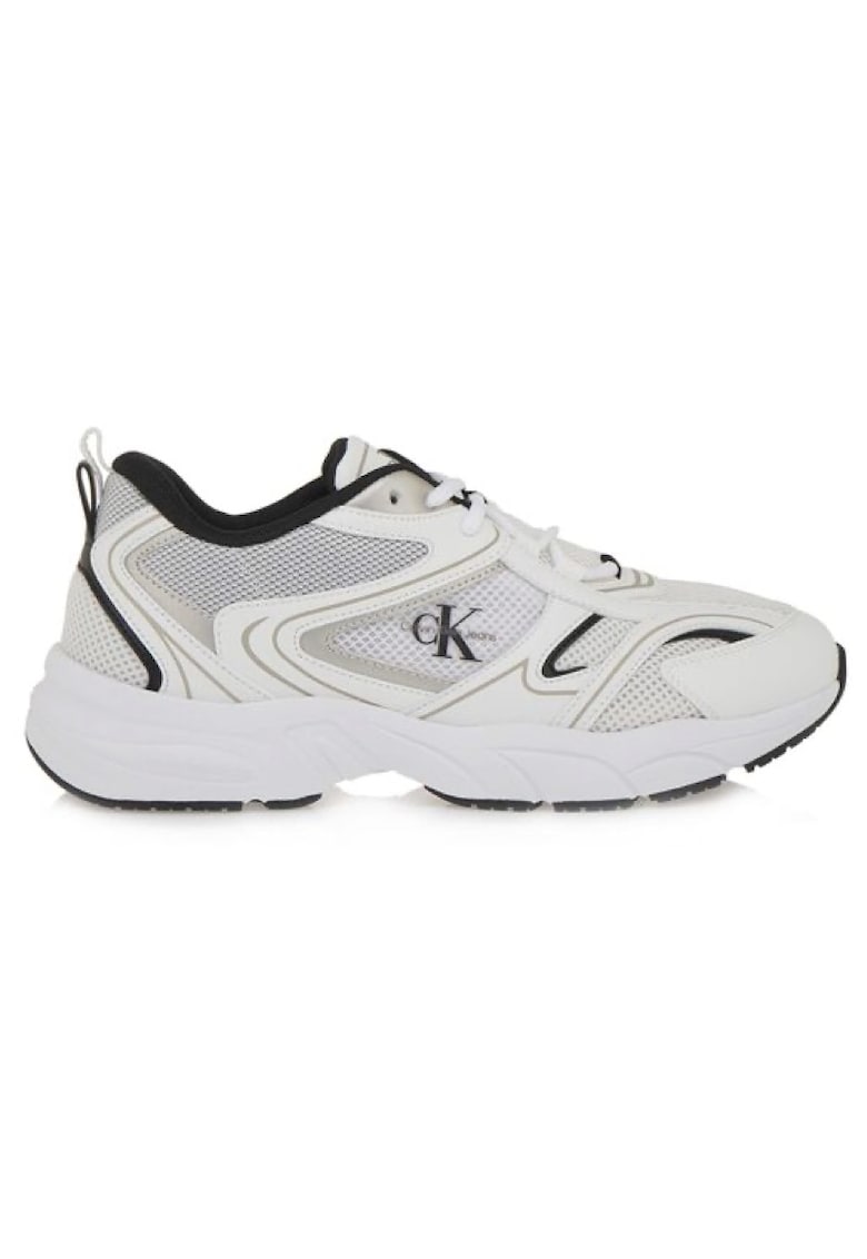 Pantofi sport  pentru Barbati - retro tennis mesh ml - YM0YM01260-01W - Alb