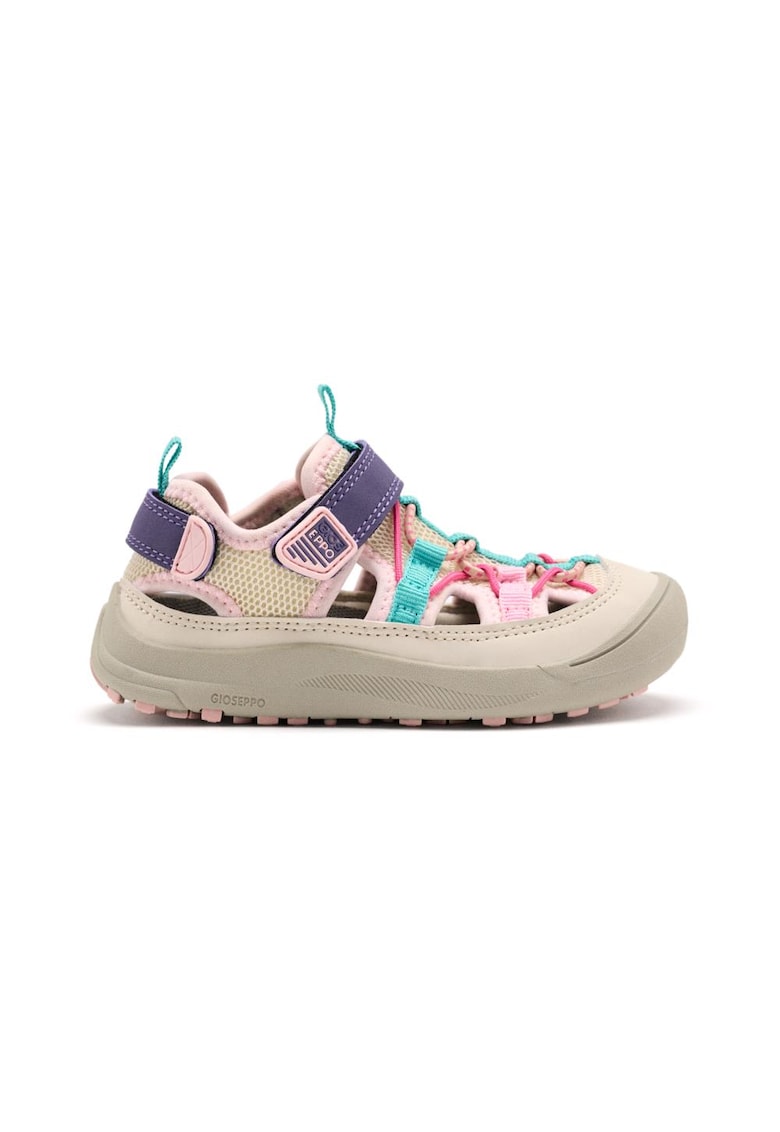 Sandale cu decupaje si velcro Hodgdon - Bej