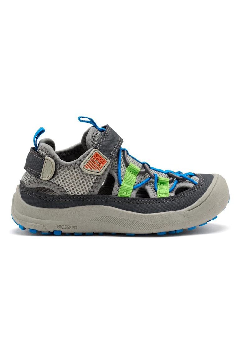 Sandale fisherman cu velcro Dunbarton - Gri