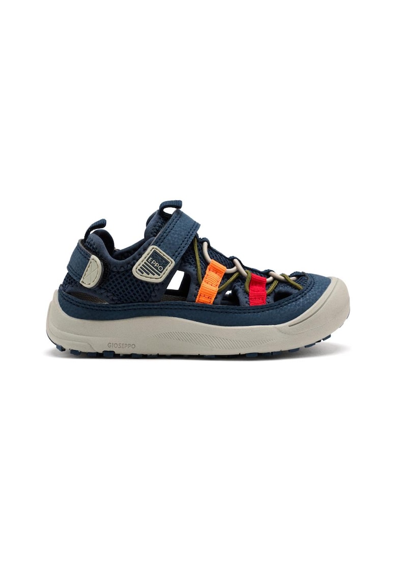 Sandale fisherman cu velcro Dunbarton - Albastru royal/Bleumarin