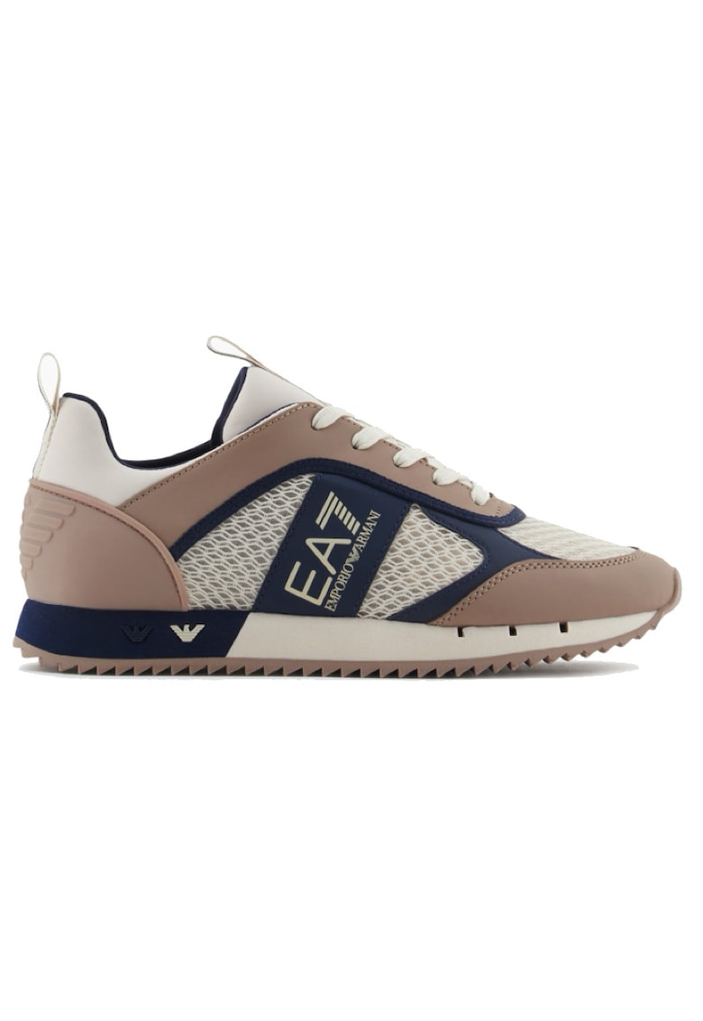 Pantofi sport pentru Barbati - black white laces - X8X027-XK050-T990 - Gri