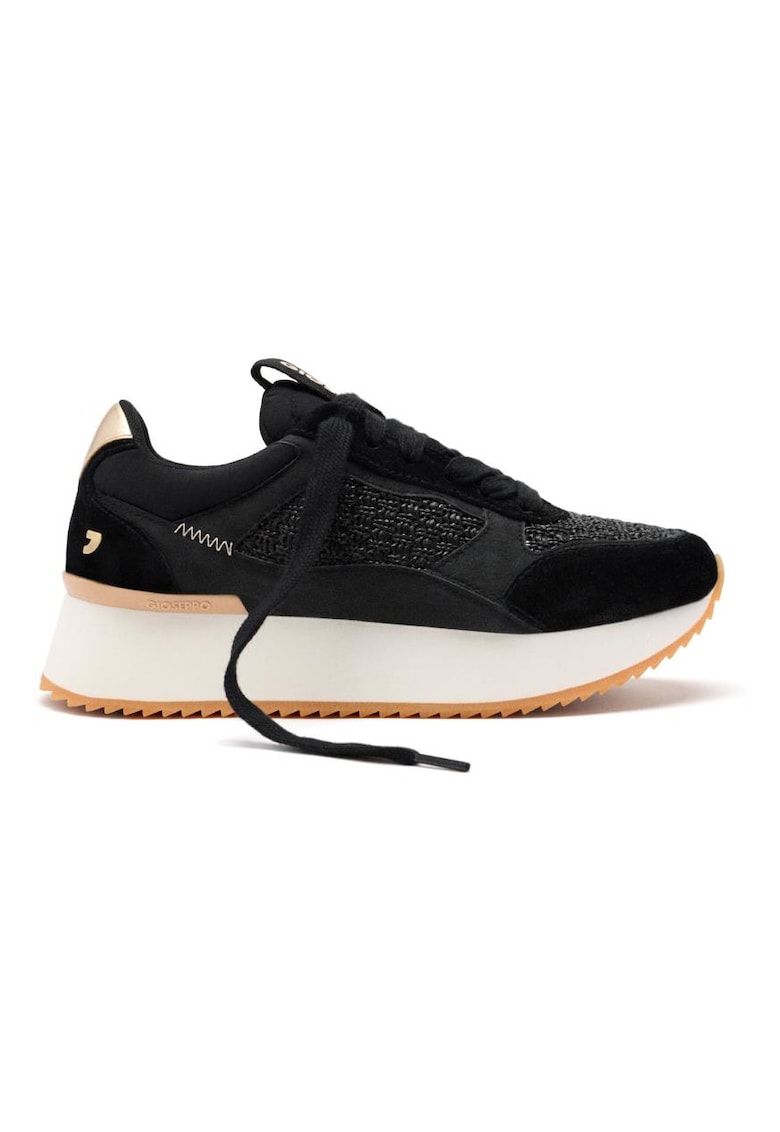 Pantofi sport cu talpa wedge Glover - Negru
