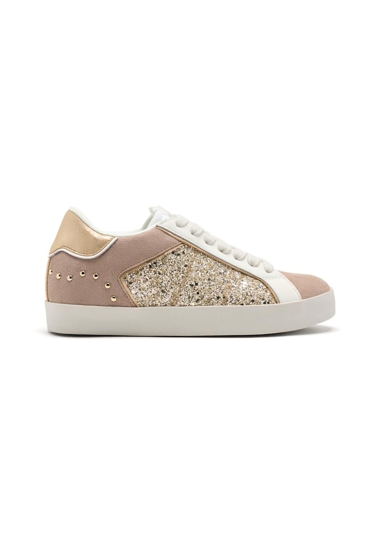 Pantofi sport cu segmente stralucitoare Epsom - Auriu