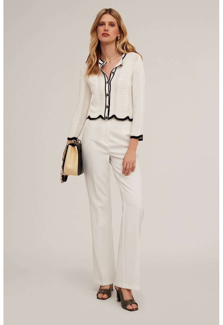 Pantaloni eleganti cu talie inalta