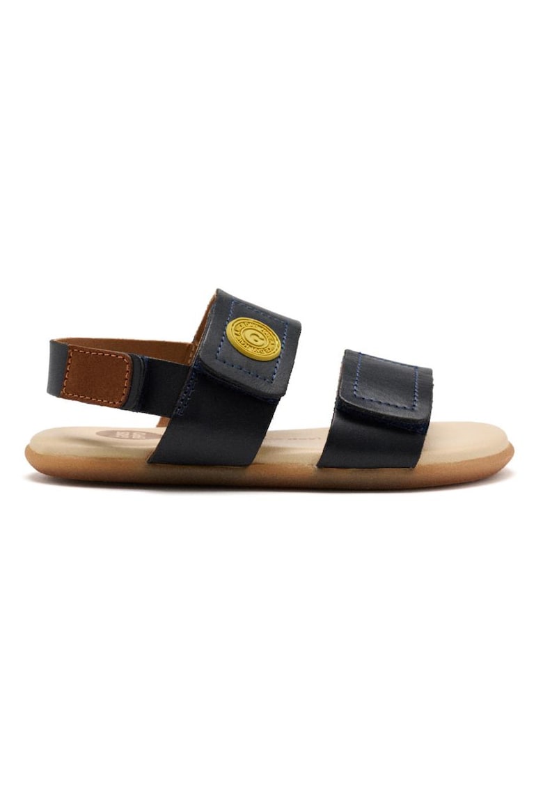 Sandale din piele cu inchidere velcro Lenroot - Albastru royal/Bleumarin