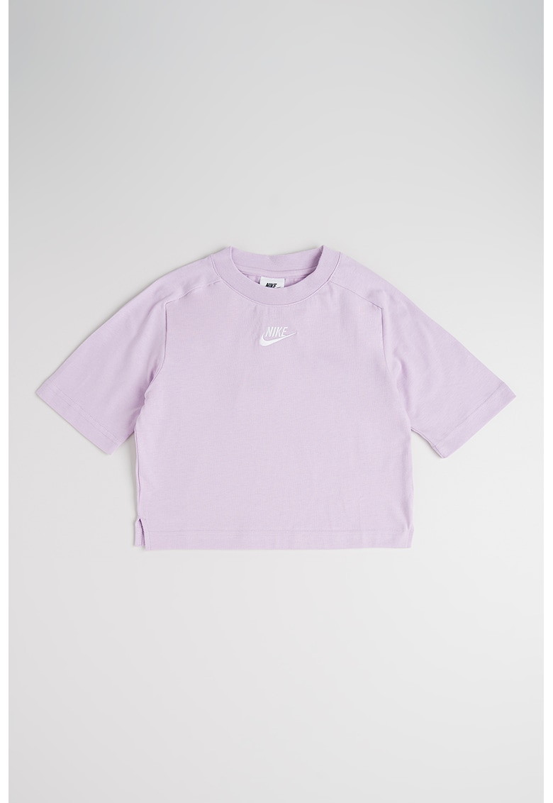 Tricou cu decolteu rotund - Lila