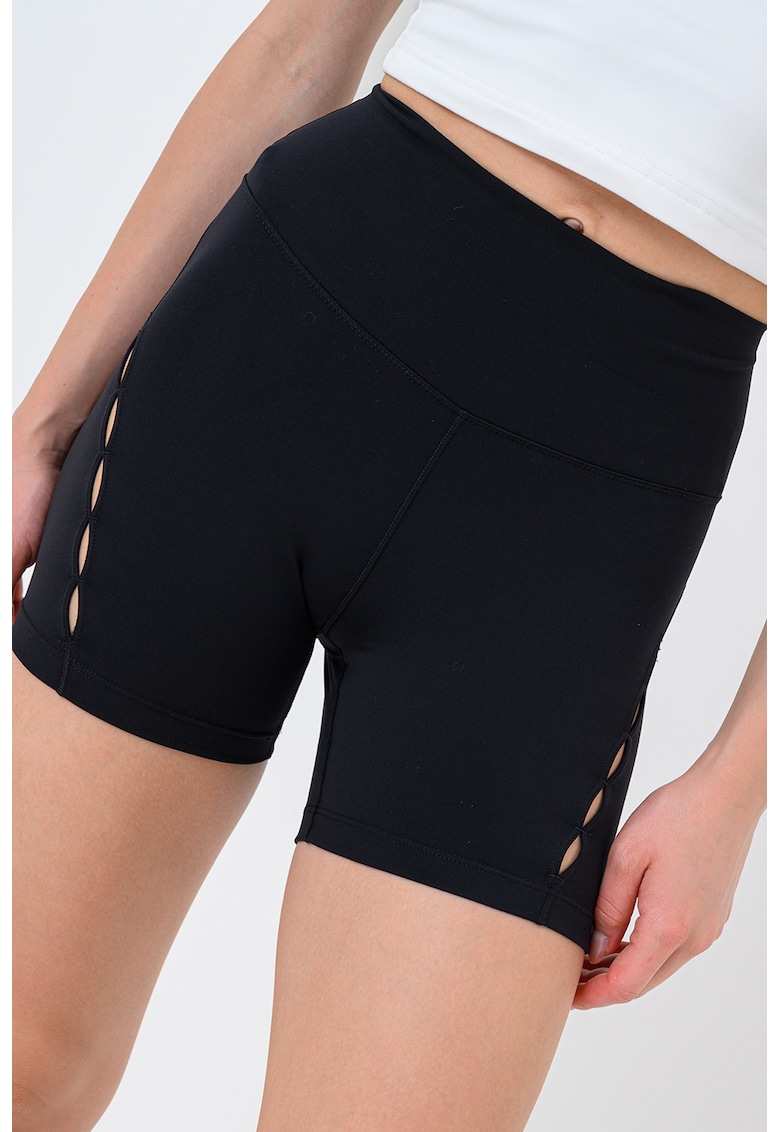 Colanti cu DriFit si talie inalta pentru fitness - Negru