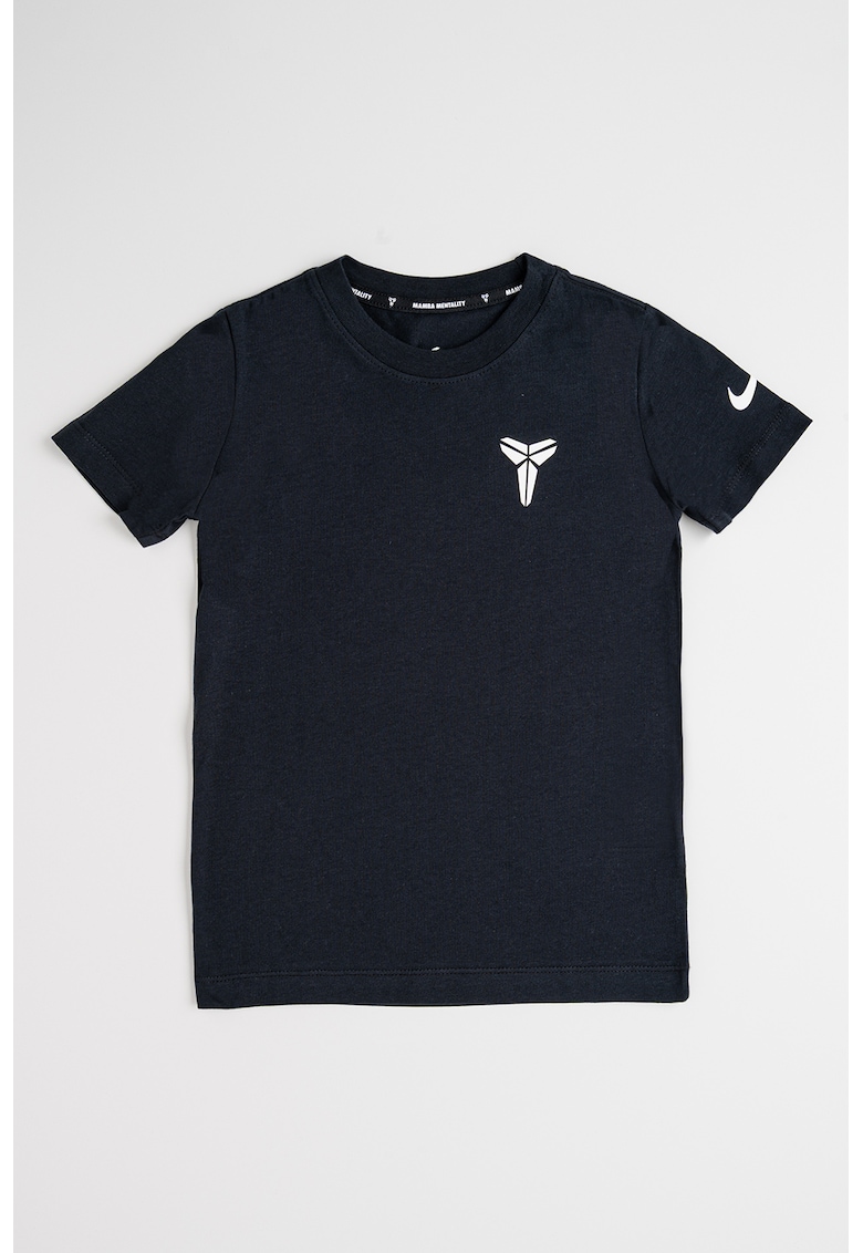 Tricou cu decolteu rotund - Negru