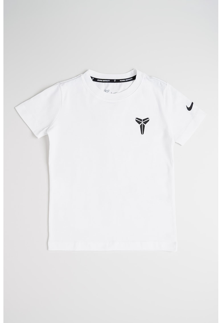 Tricou cu decolteu rotund - Alb optic