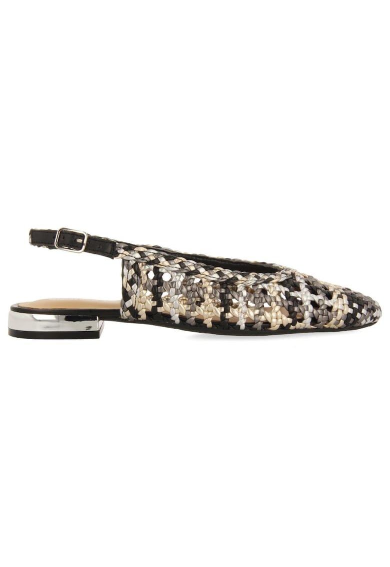 Balerini de piele cu varf ascutit