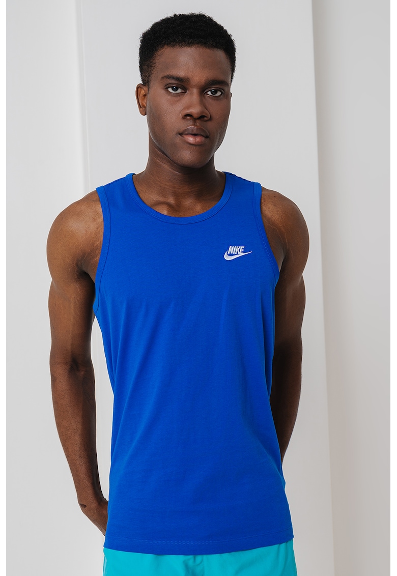 Top cu broderie logo pe piept Sportswear