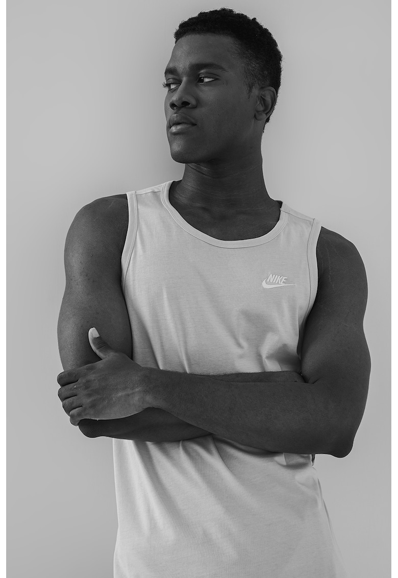 Top cu broderie logo pe piept Sportswear