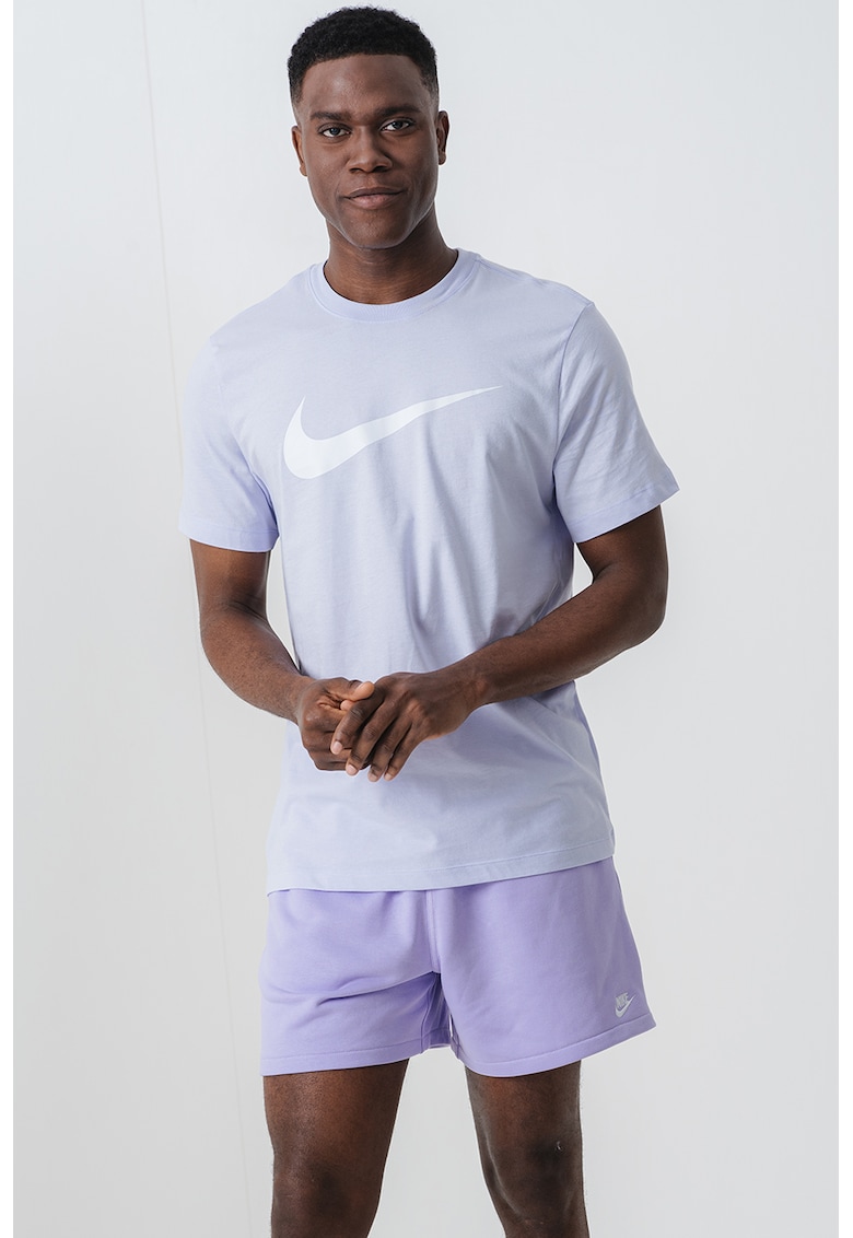 Tricou cu imprimeu logo Sportswear Swoosh - Alb/Lila